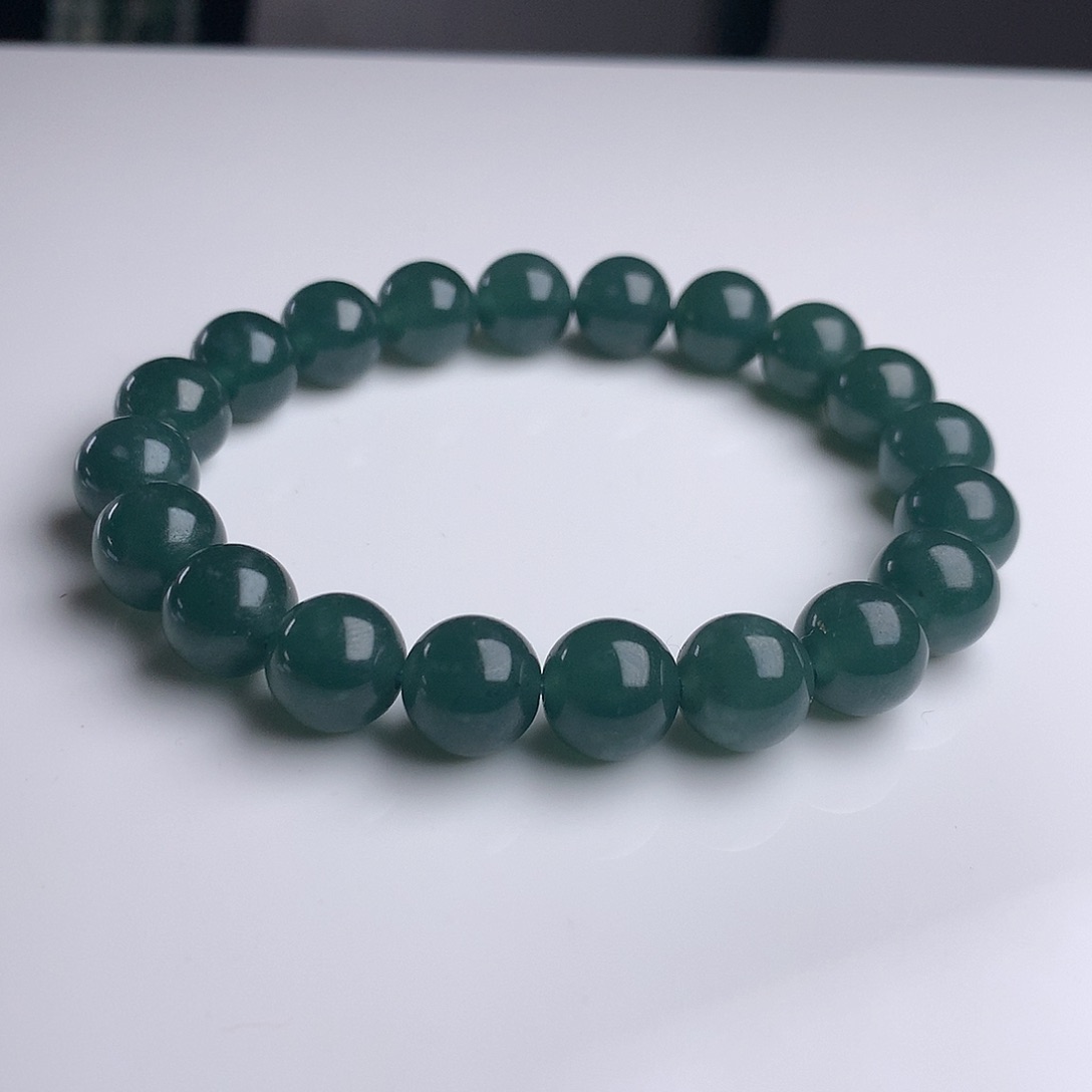 未镶嵌手串翡翠10mm！