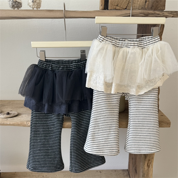 iiko·25冬~条纹加绒纱纱裤23026（童装汉服）