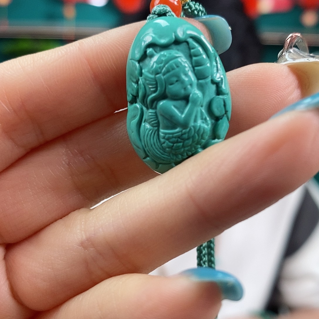 绿松石珠宝奇石未镶嵌