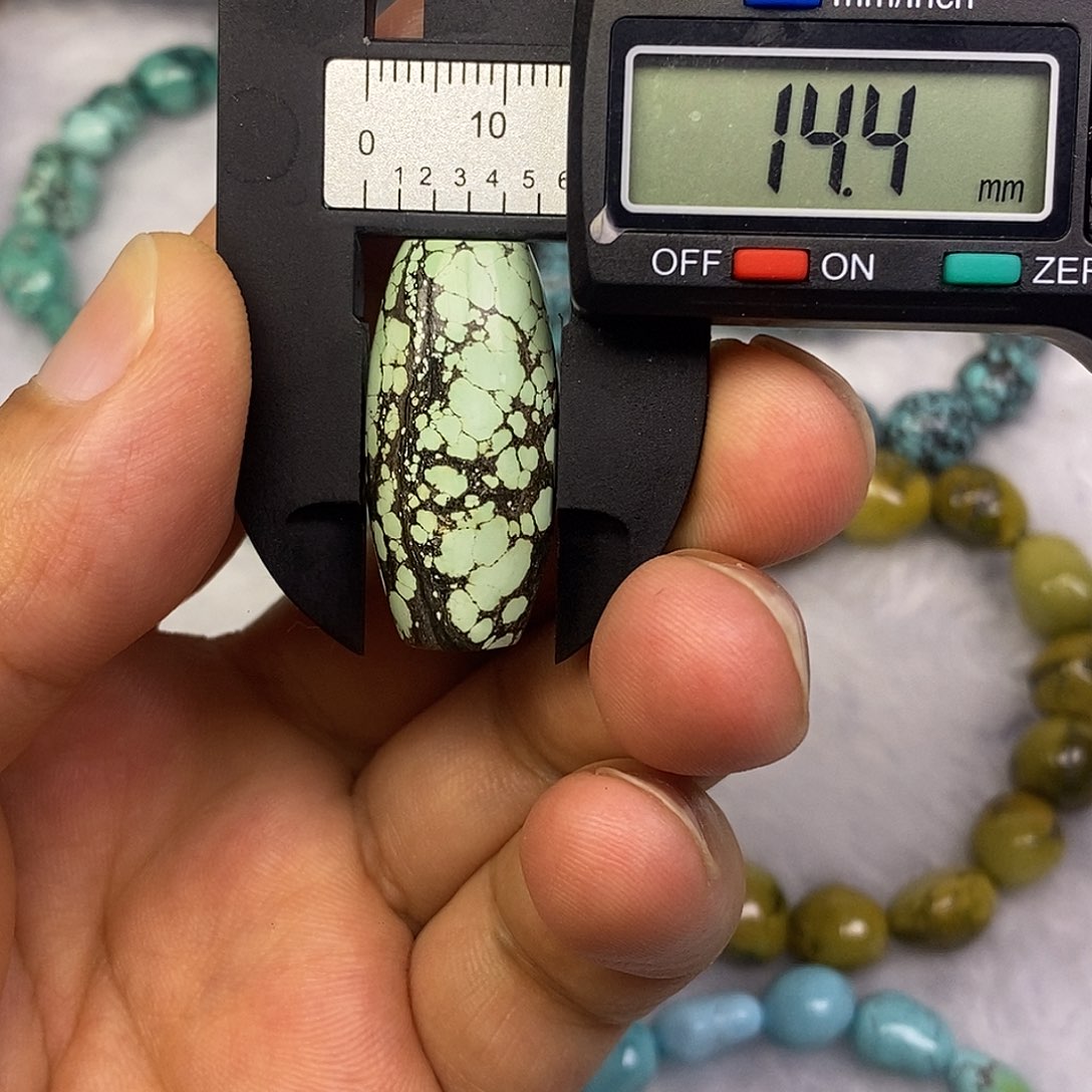 未镶嵌菜籽黄桶珠