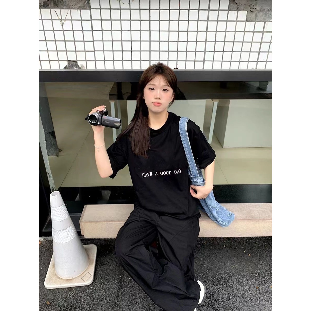 成人夏季新款时尚百搭短袖T恤亲子B3272