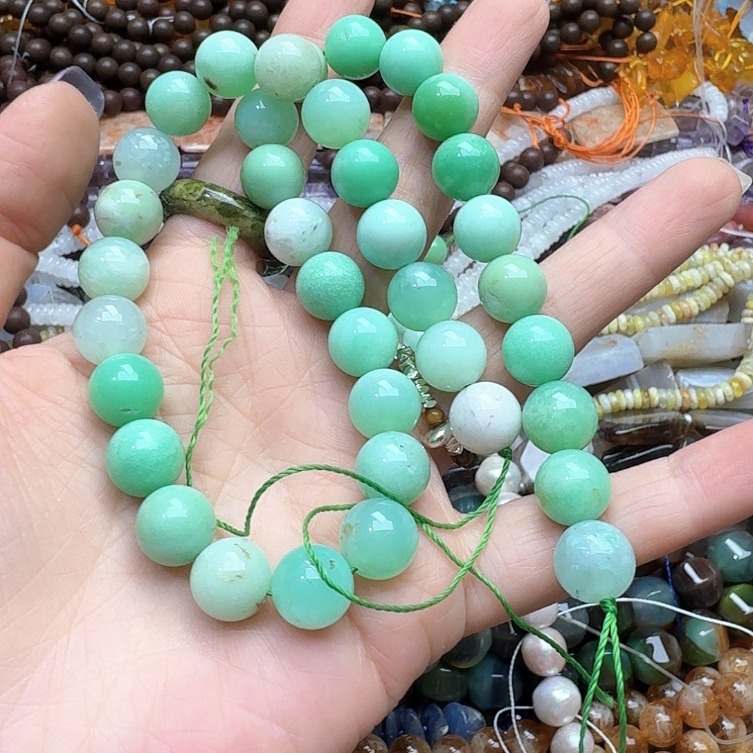 玛瑙/玉髓未镶嵌珠宝半成品拍2份发一条11m澳洲玉