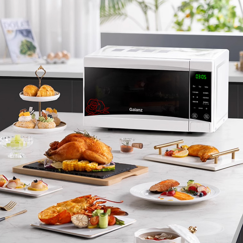 Galanz/格兰仕微波炉光波炉20L家用平板速热700W白色D2(S0)