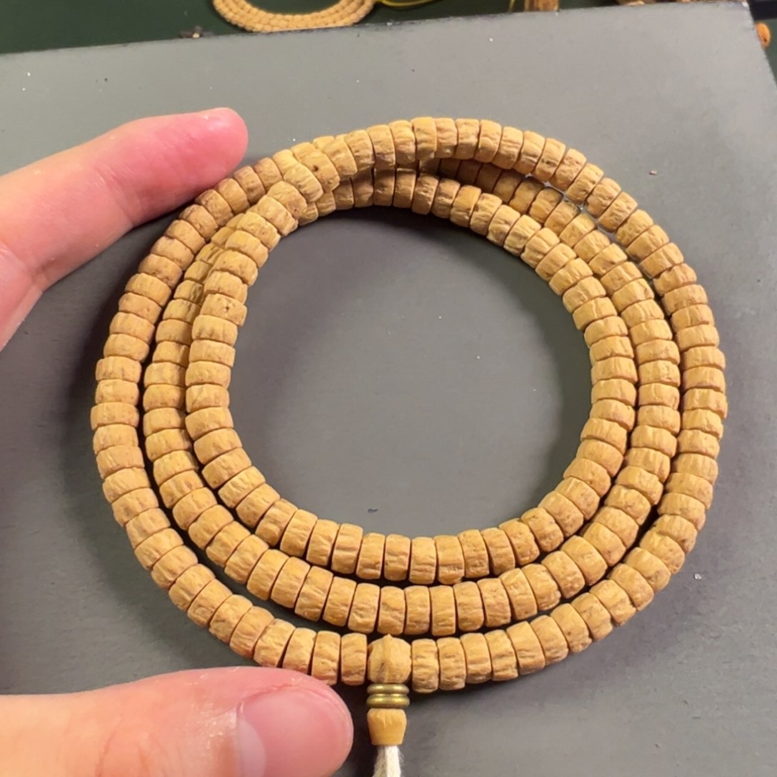 【闪购商品】柏香籽/百香籽吊坠热振粉皮顺纹药片5号