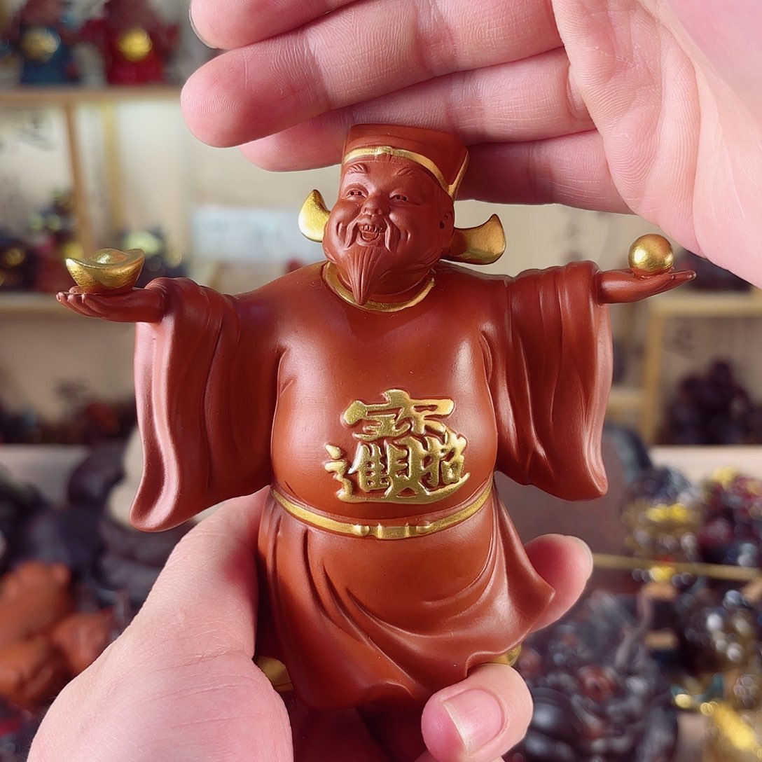 紫砂茶宠紫陶树脂茶宠摆件