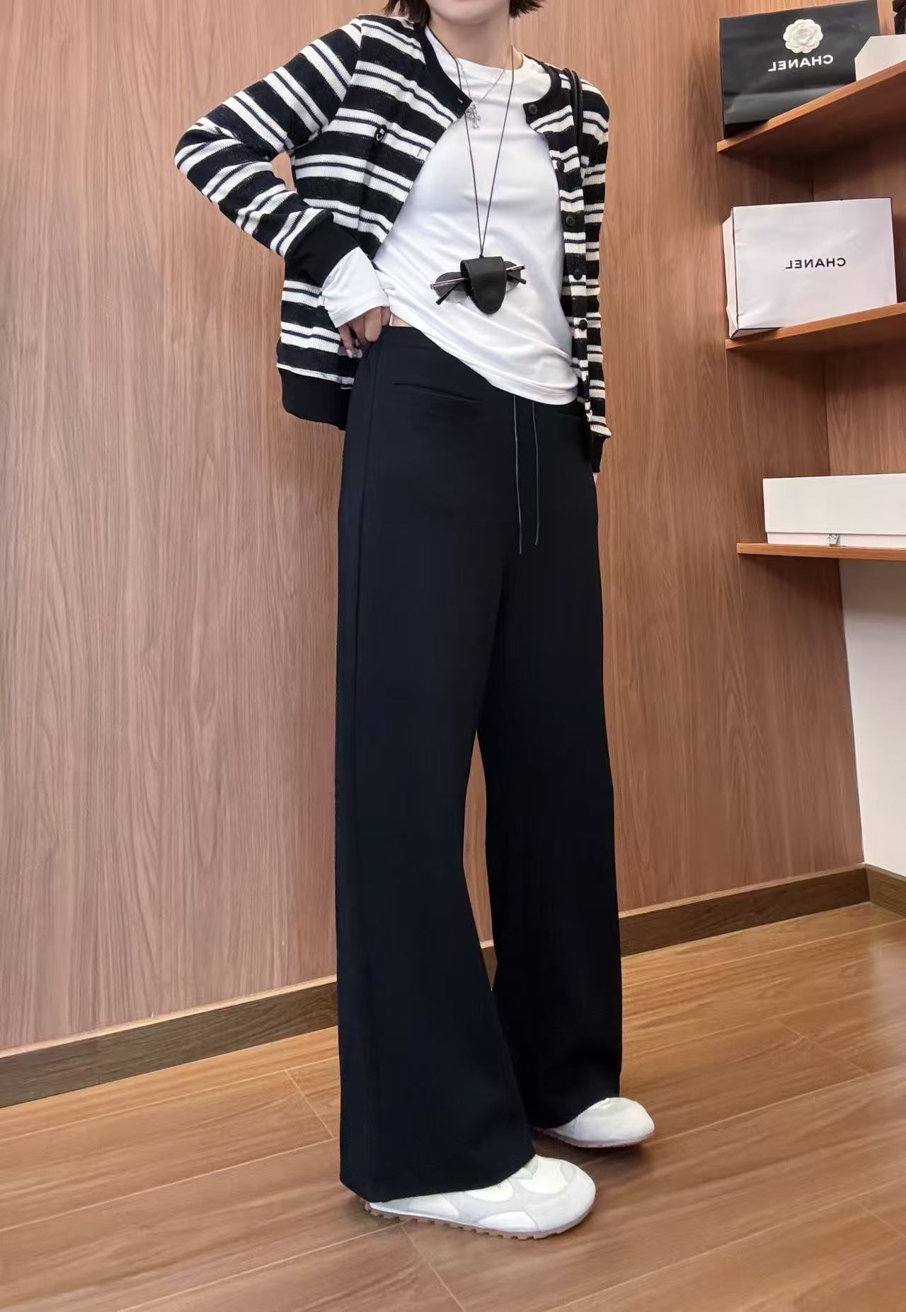 3007QDD垂垂阔腿裤
