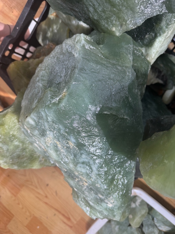 岫玉奇石创意摆件中国风