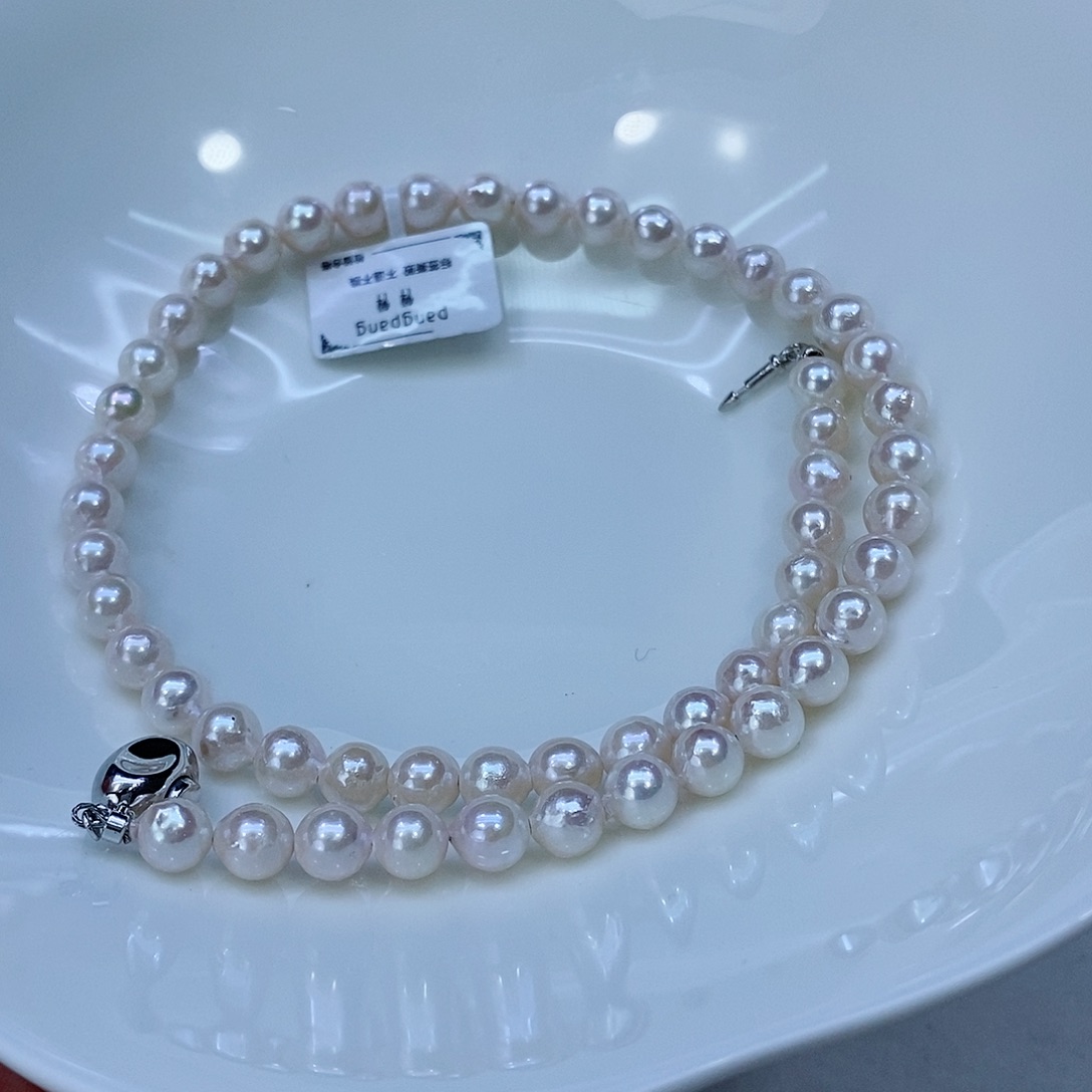 海水珍珠颈饰银S925镶嵌