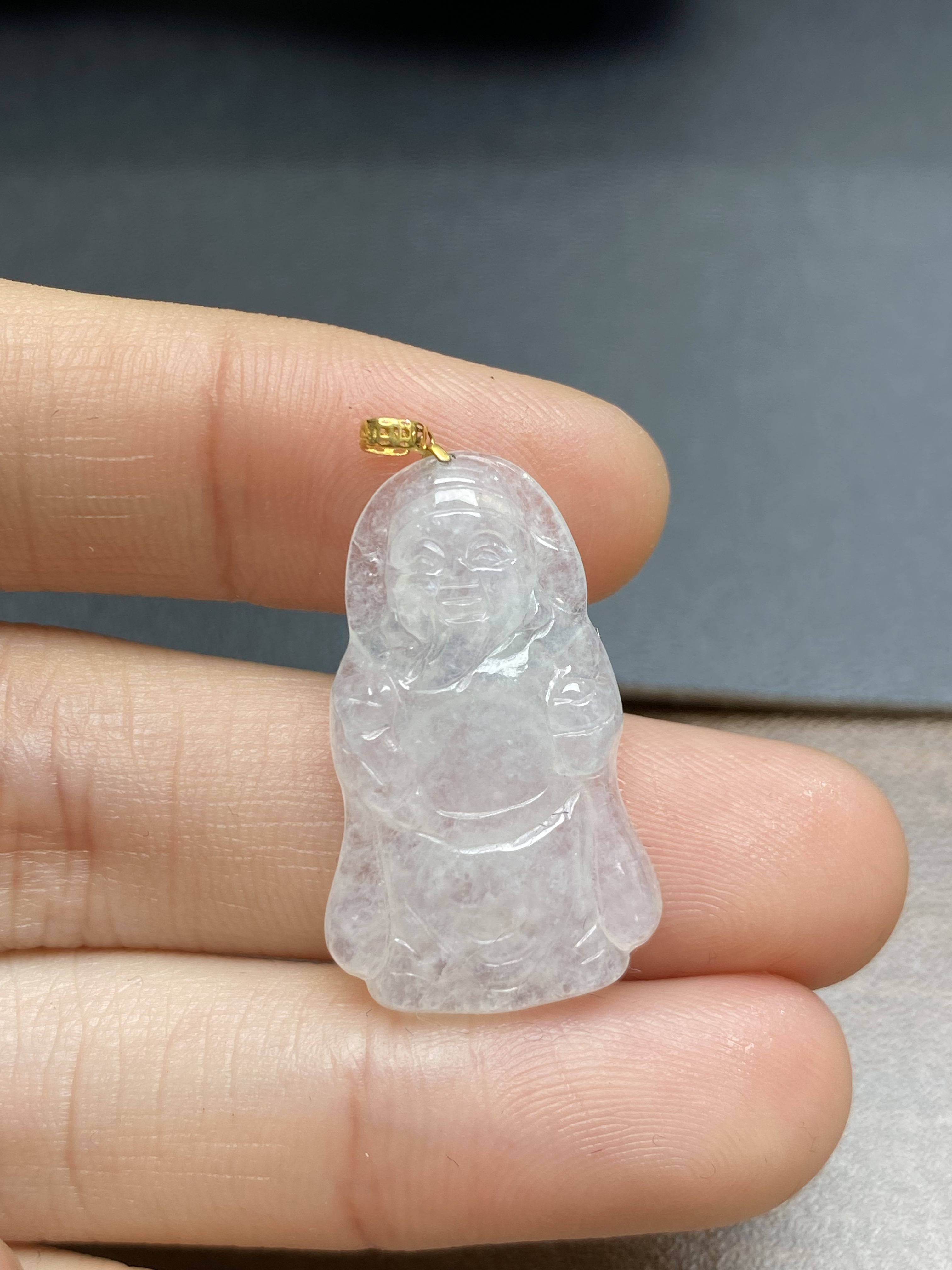 缅料翡翠A货财神爷