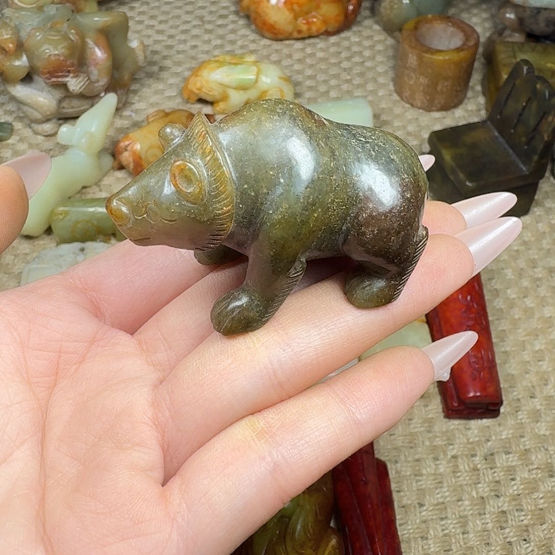 白玉菩提吊坠挂件