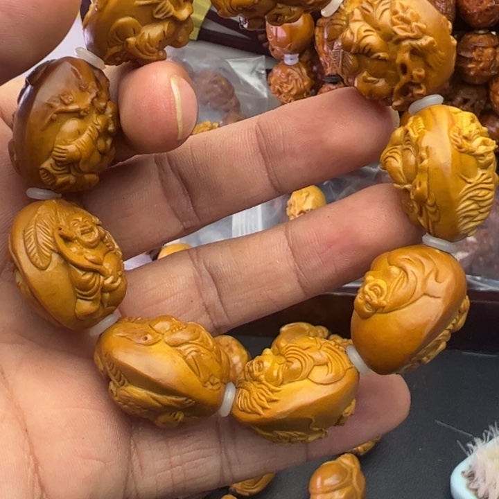 橄榄核手串/手链2.35瑞兽童子米勒