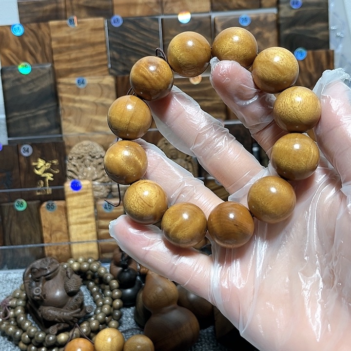 金丝楠手串/手链祥*歌金丝楠木小叶桢楠