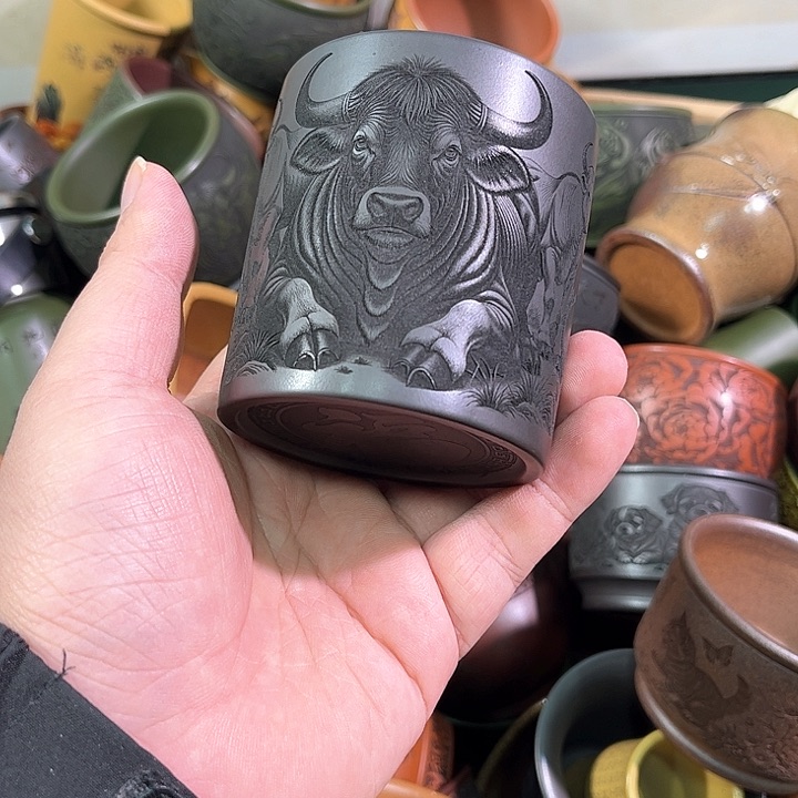 茶杯紫砂全手工紫砂主任杯