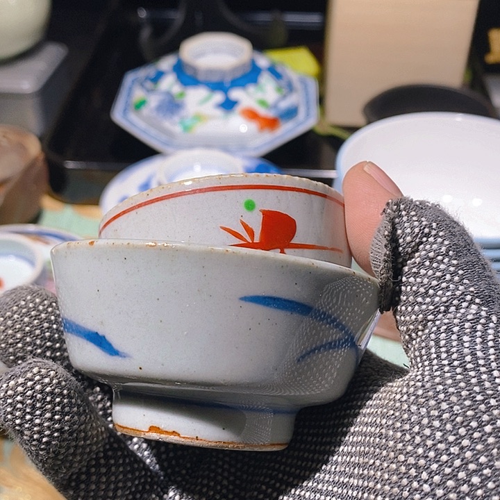 瓷片新年快乐万事如意