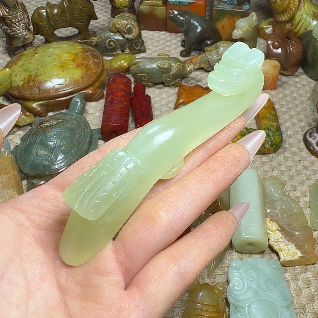 白玉菩提吊坠挂件