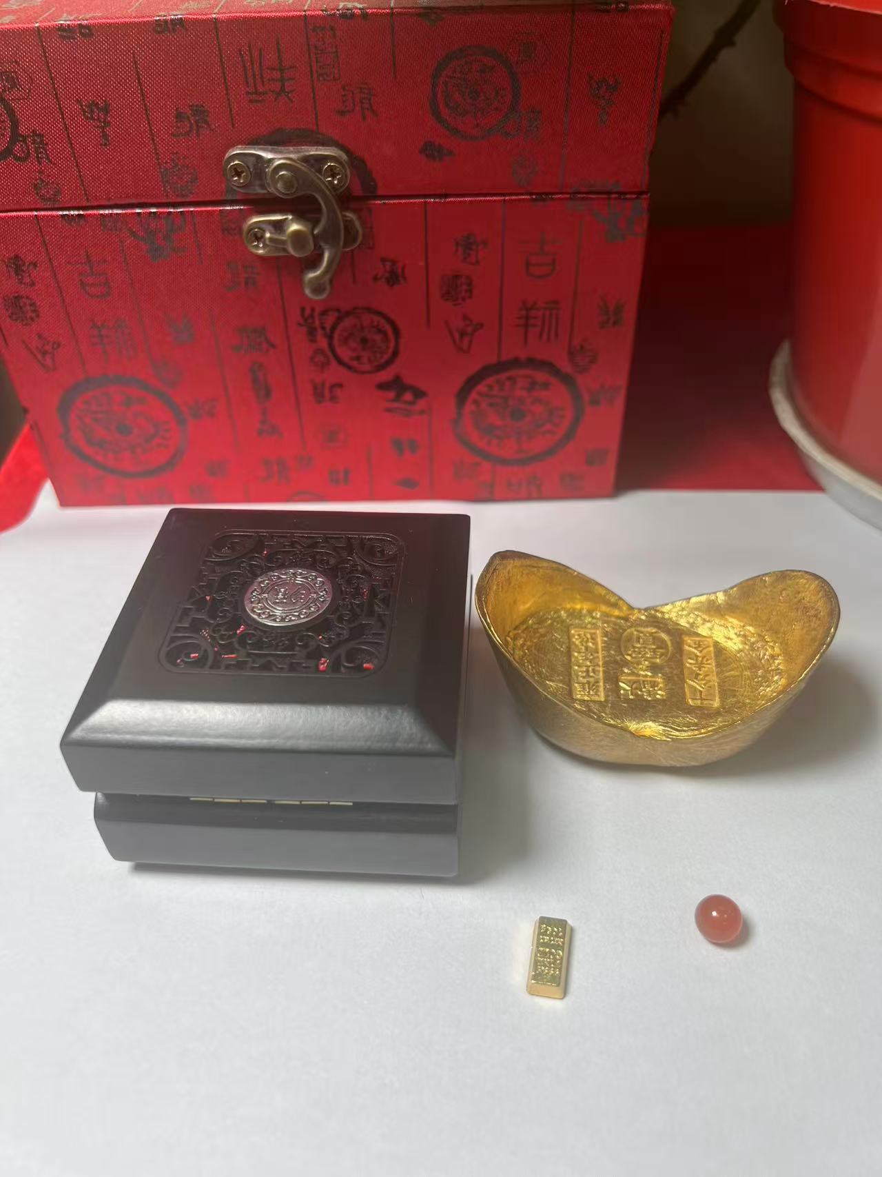 高端典藏古代实心元宝铜锭个性送礼物百搭多样性发货809