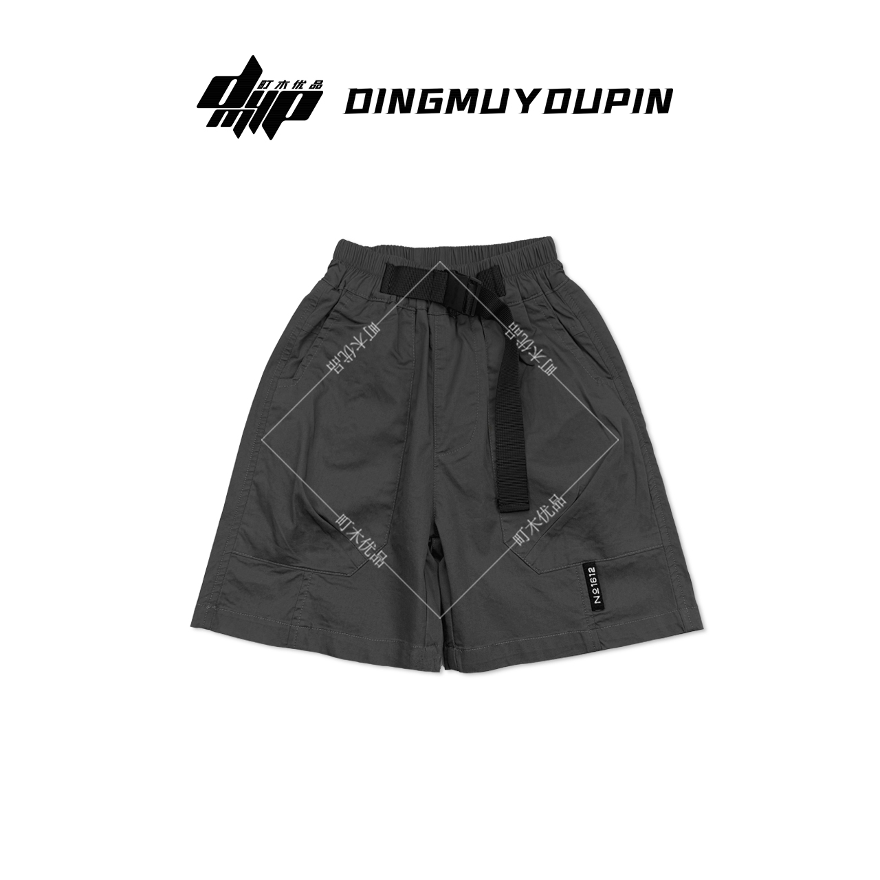 【町木优品】儿童夏季男童新款大口袋贴袋纯色工装洋气短裤 DK027