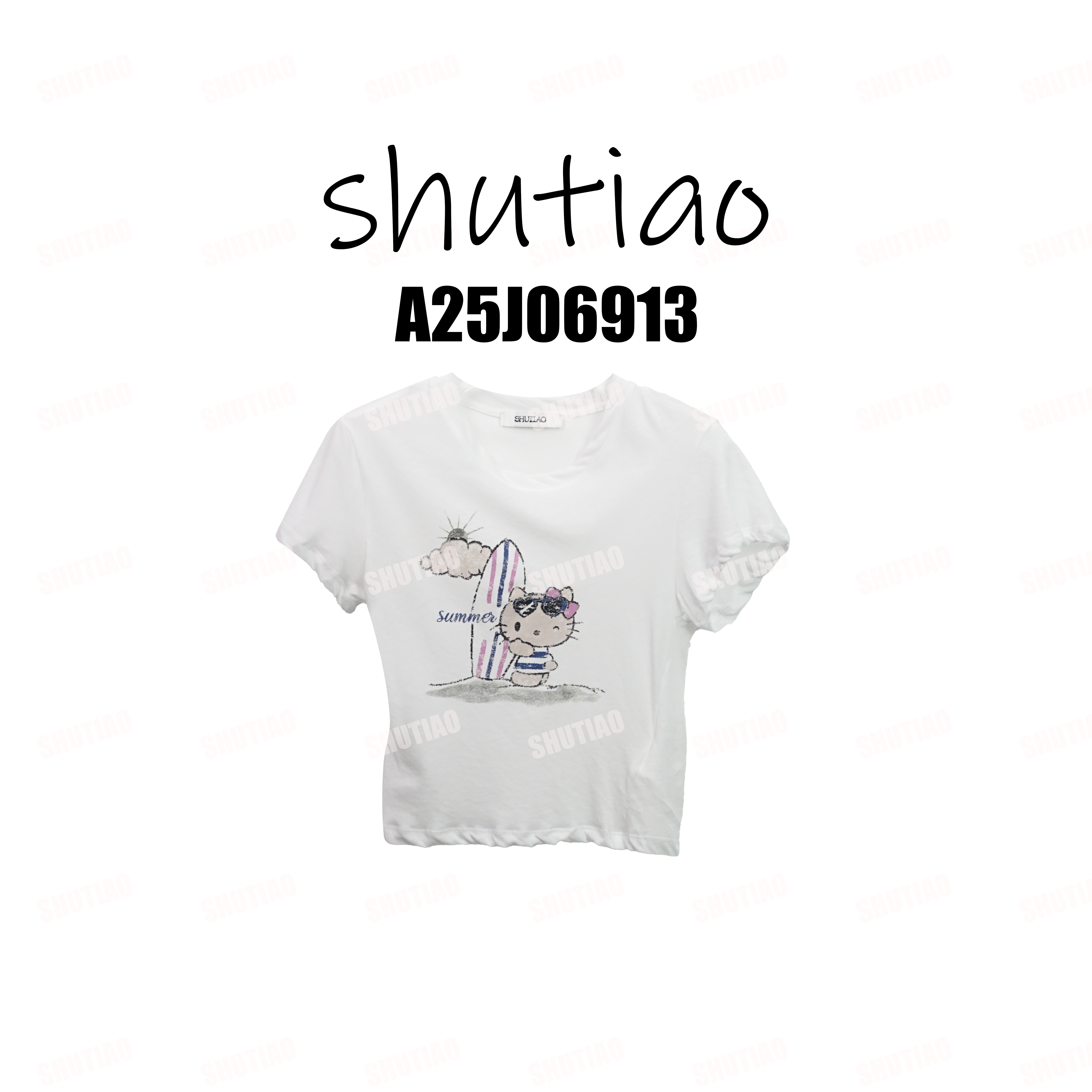 【SHUTIAO】2025冬季：新款小众设计款T恤A25J06913