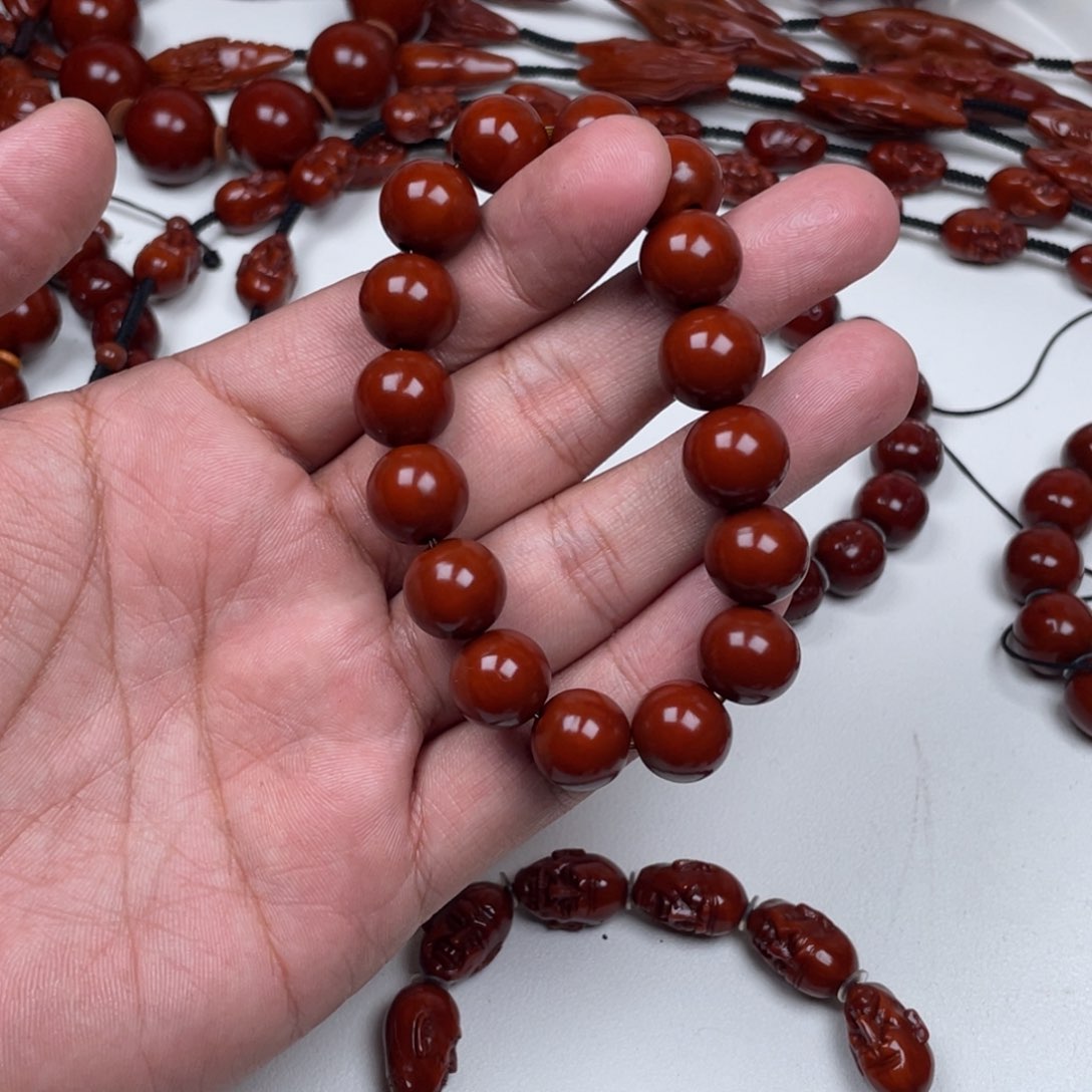 核桃手串/手链忆****.光珠手串