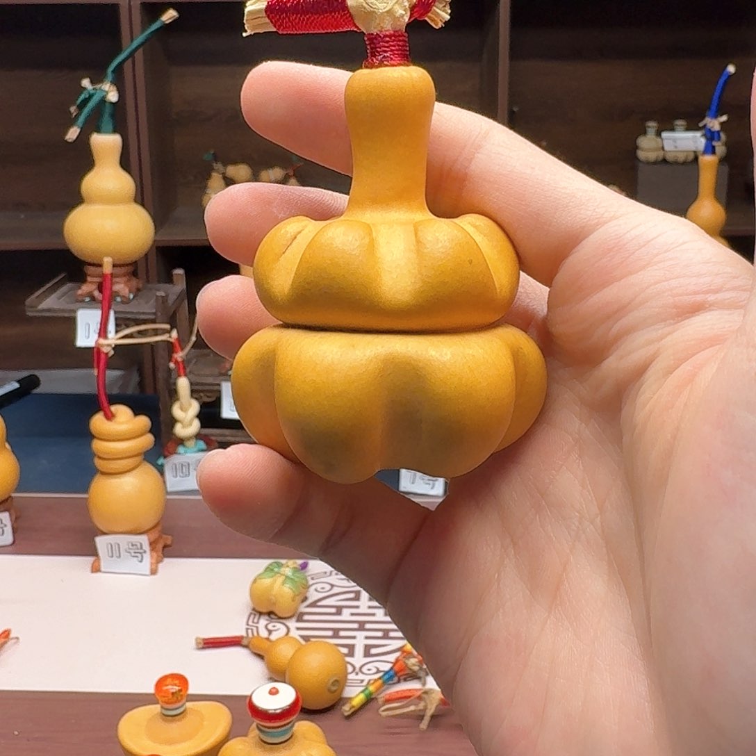 爱*石花墩葫芦 手把花墩