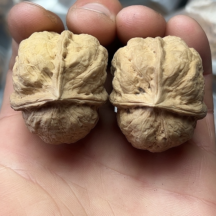 文玩核桃把件25号开背三楞38尺