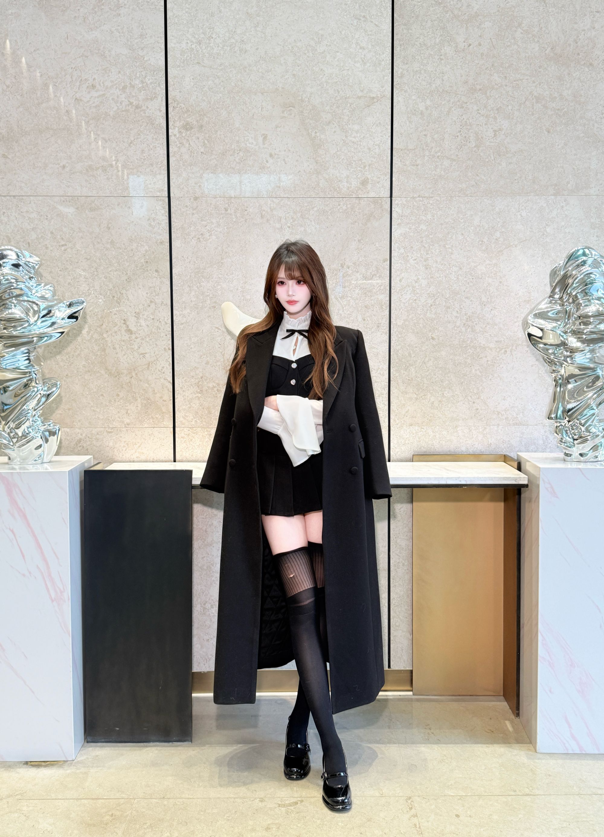 【小琪•夜雾诗行】长款风衣秋冬季修身显瘦收腰款252091