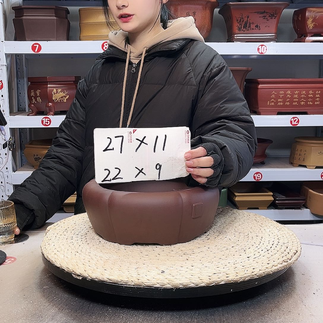 紫砂花盆紫砂花盆