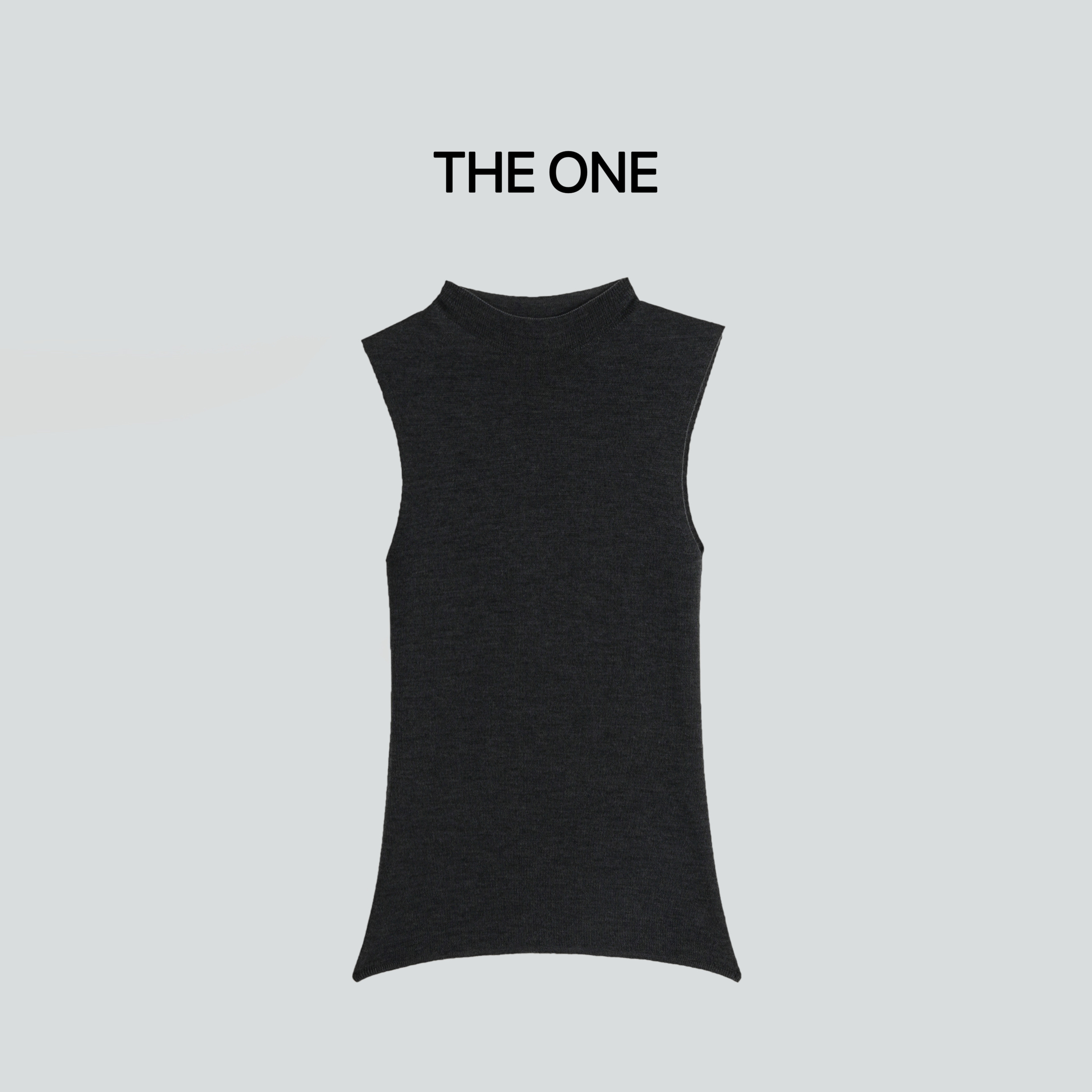 The One【100绵羊毛柔光坎肩】2025秋 INS风女士打底背心N53P0181