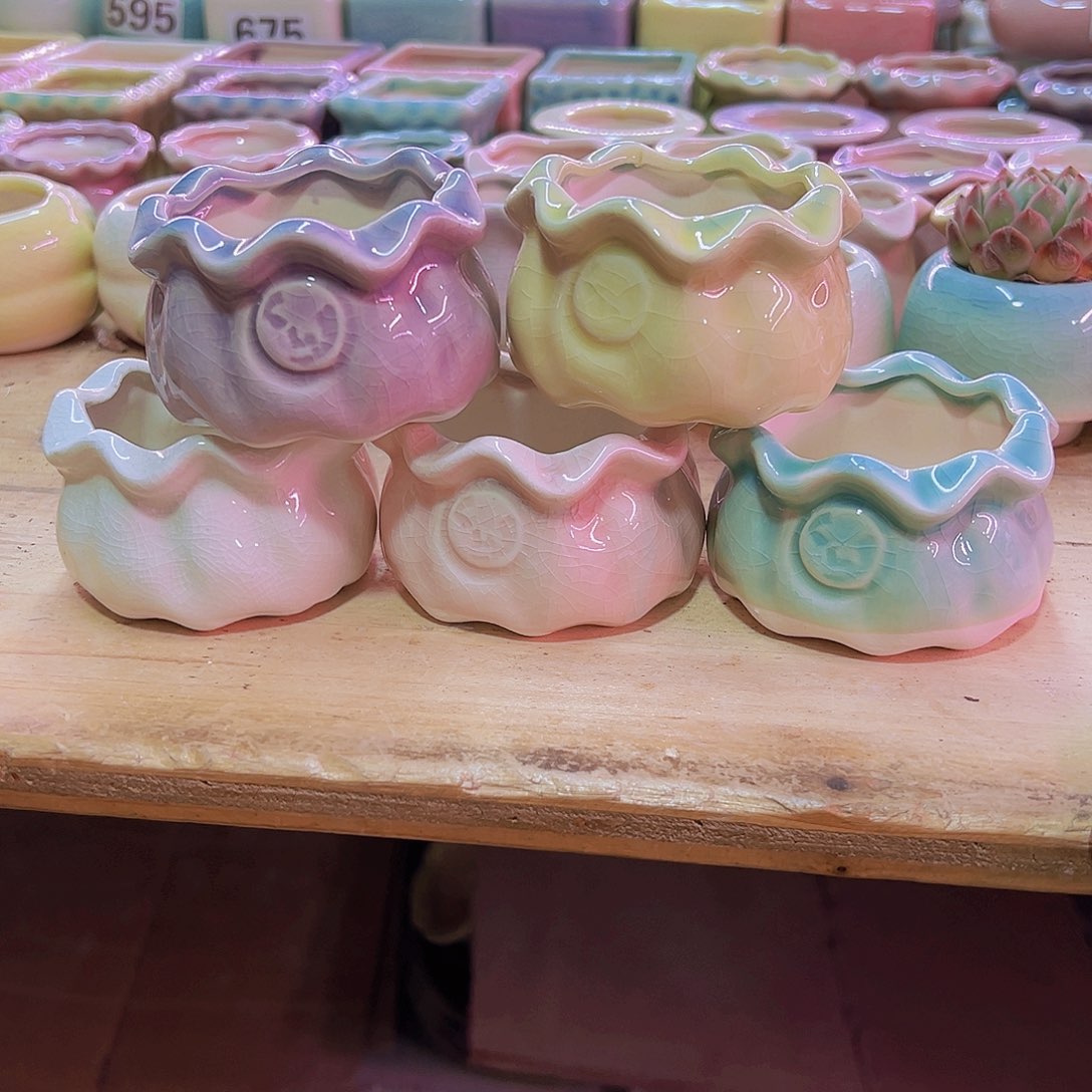 陶瓷花盆当场凑满12包邮