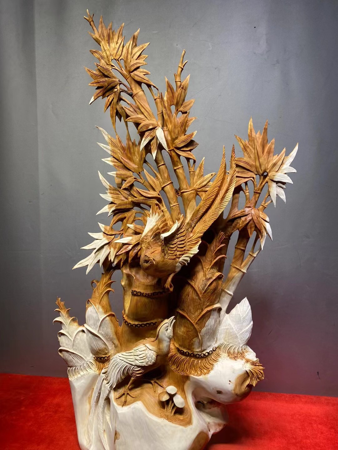 崖柏 竹报平安，长60厚28高102