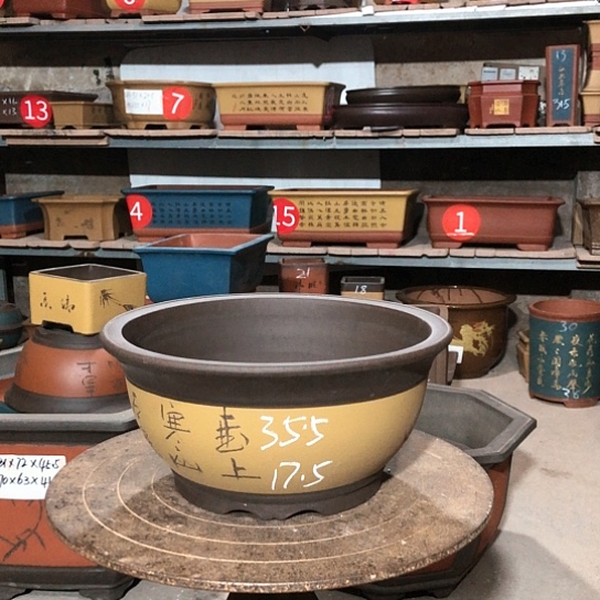 紫砂紫砂花盆包邮