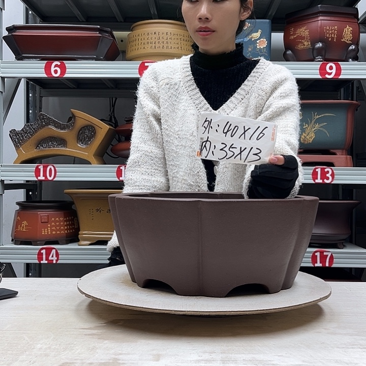 紫砂花盆紫砂花盆