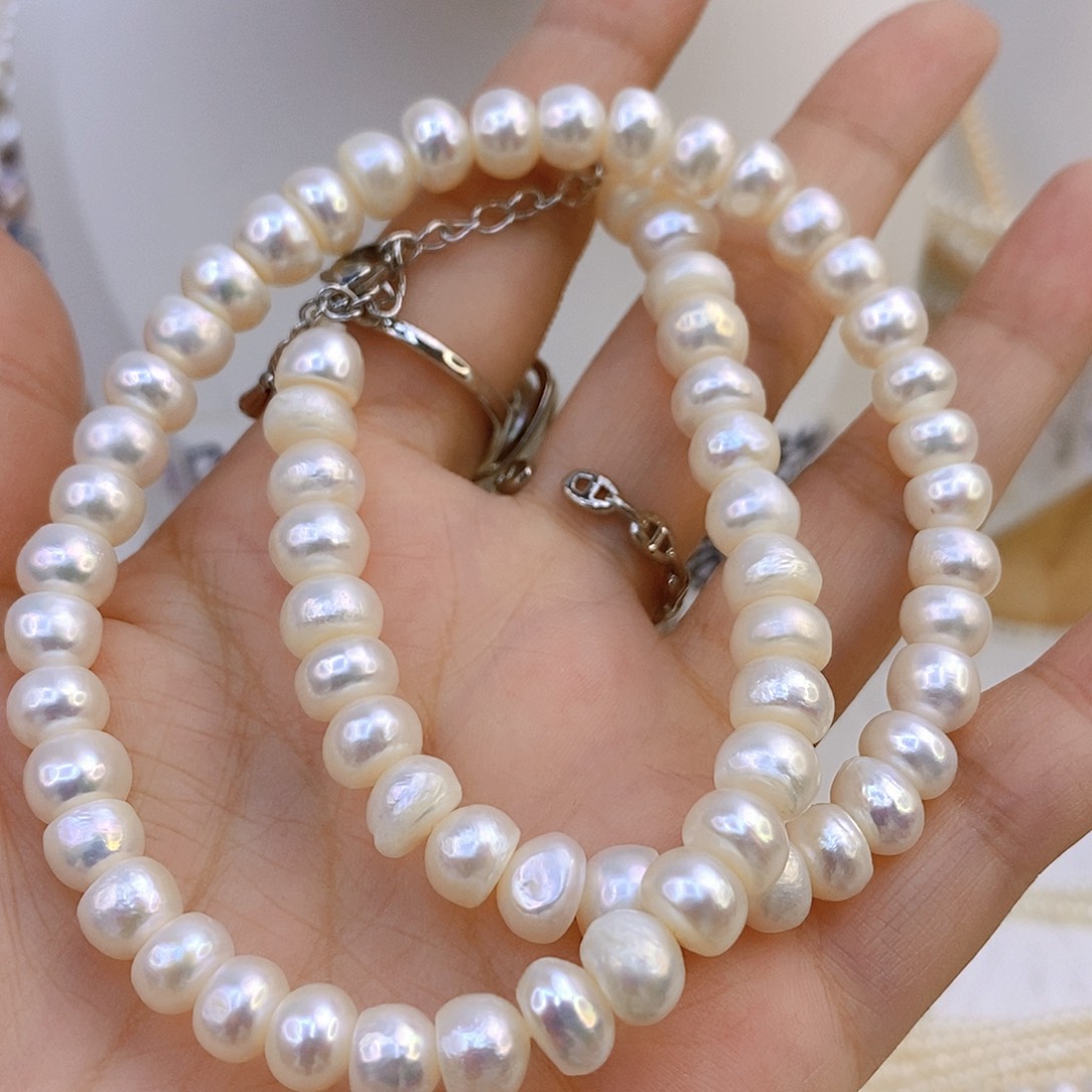 淡水珍珠未镶嵌颈饰