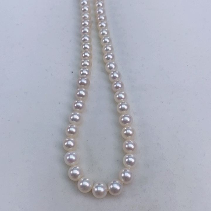 淡水珍珠颈饰银S925镶嵌6.5-7