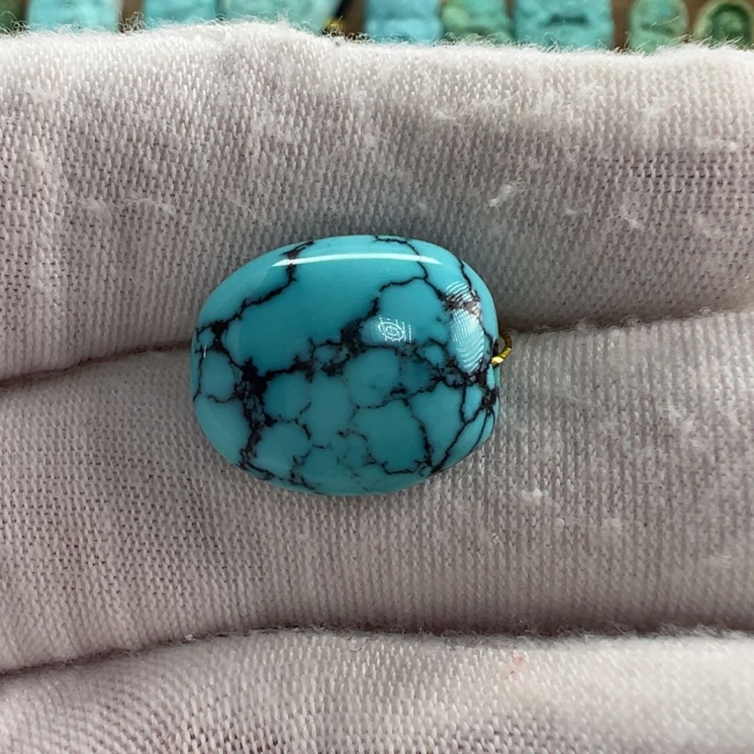 未镶嵌绿松石随形 13.4mm