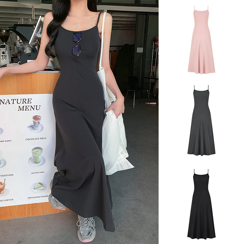 Moses Queen/魔西女王连衣裙女夏吊带长裙修身收腰气质度假裙子 6