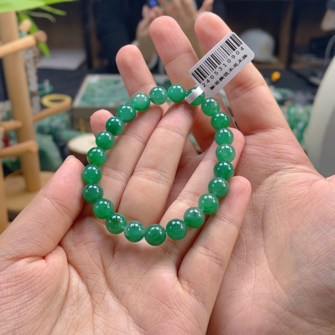 石英质玉手链未镶嵌山**儿