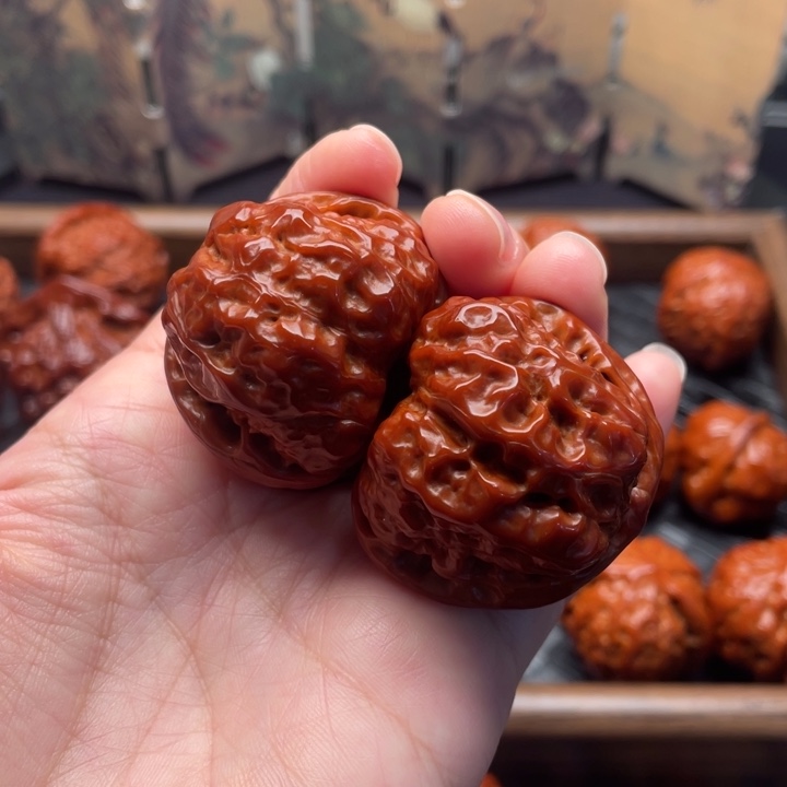 持***过吊坠文玩核桃蛤蟆于