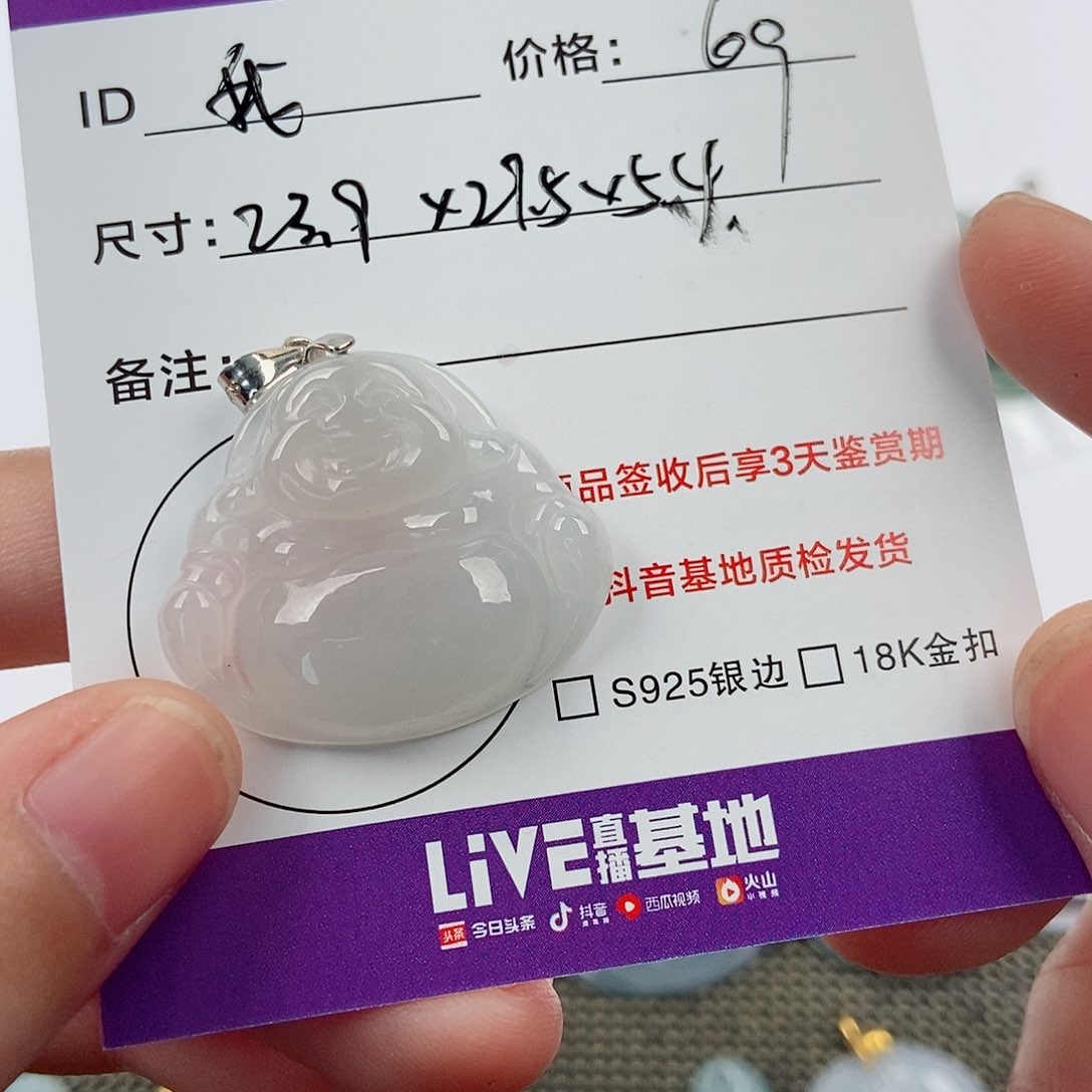 颈饰未镶嵌翡翠我*好翡翠