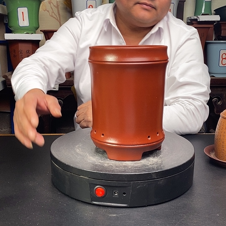 紫砂花盆货号一只ZJ49