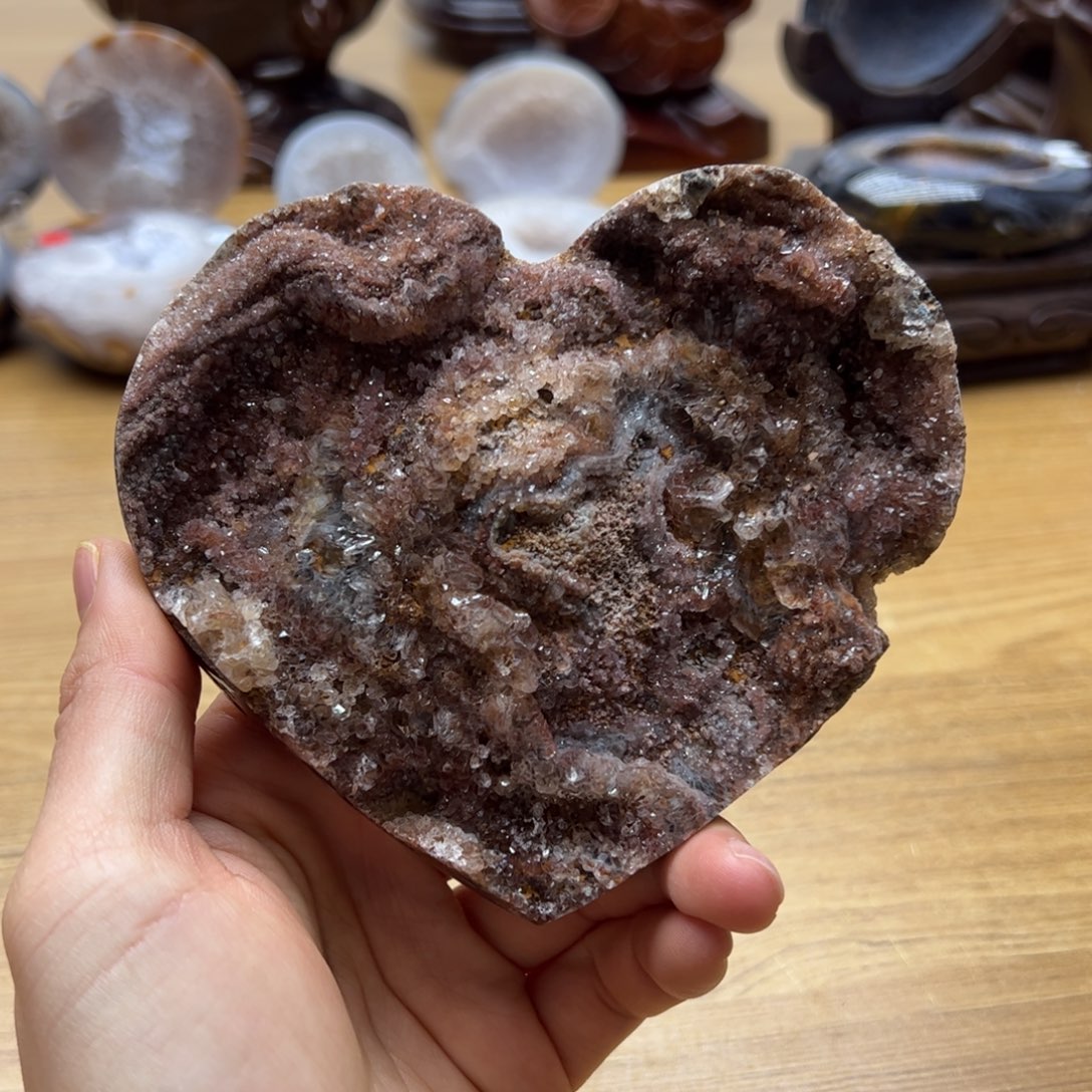 水晶水晶未镶嵌86爱心