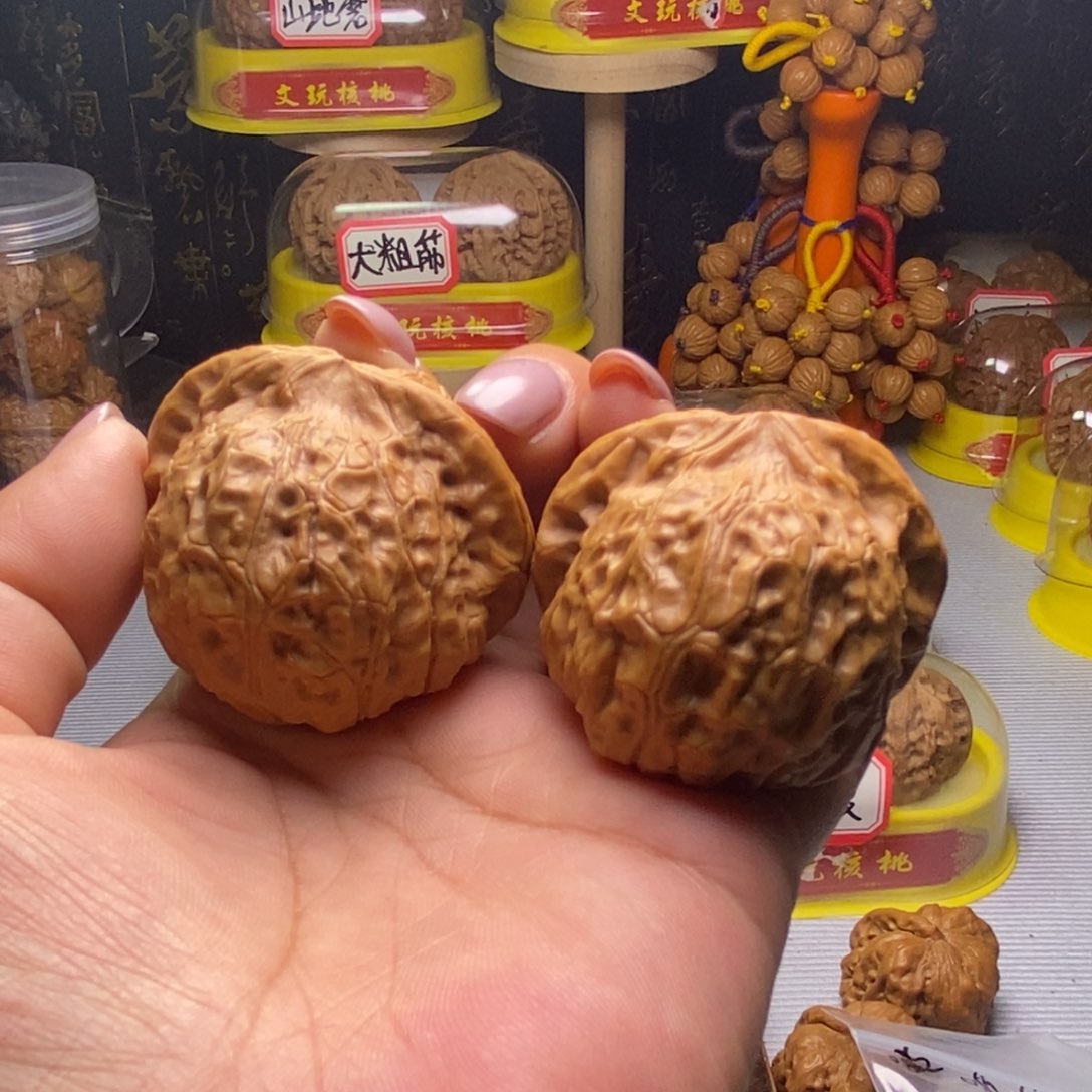 把件文玩核桃014南瓜墩44尺全品