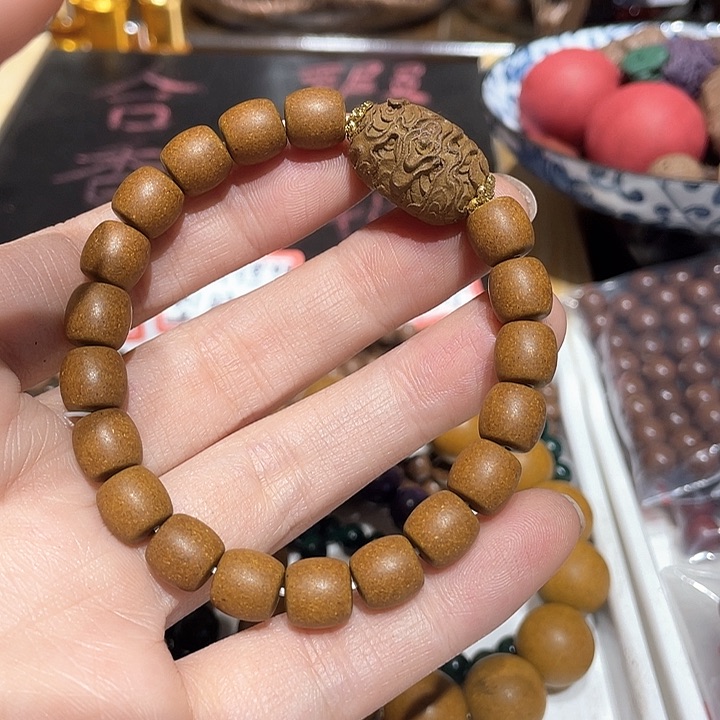 泥塑桂花0.8老型单圈花神珠款