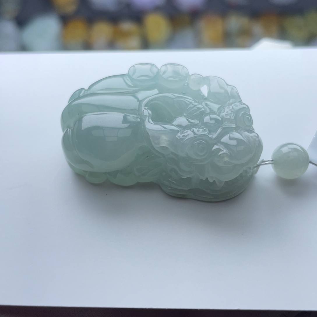 翡翠颈饰未镶嵌貔貅