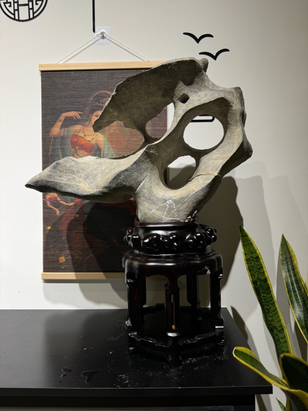 太湖石文房客厅摆件