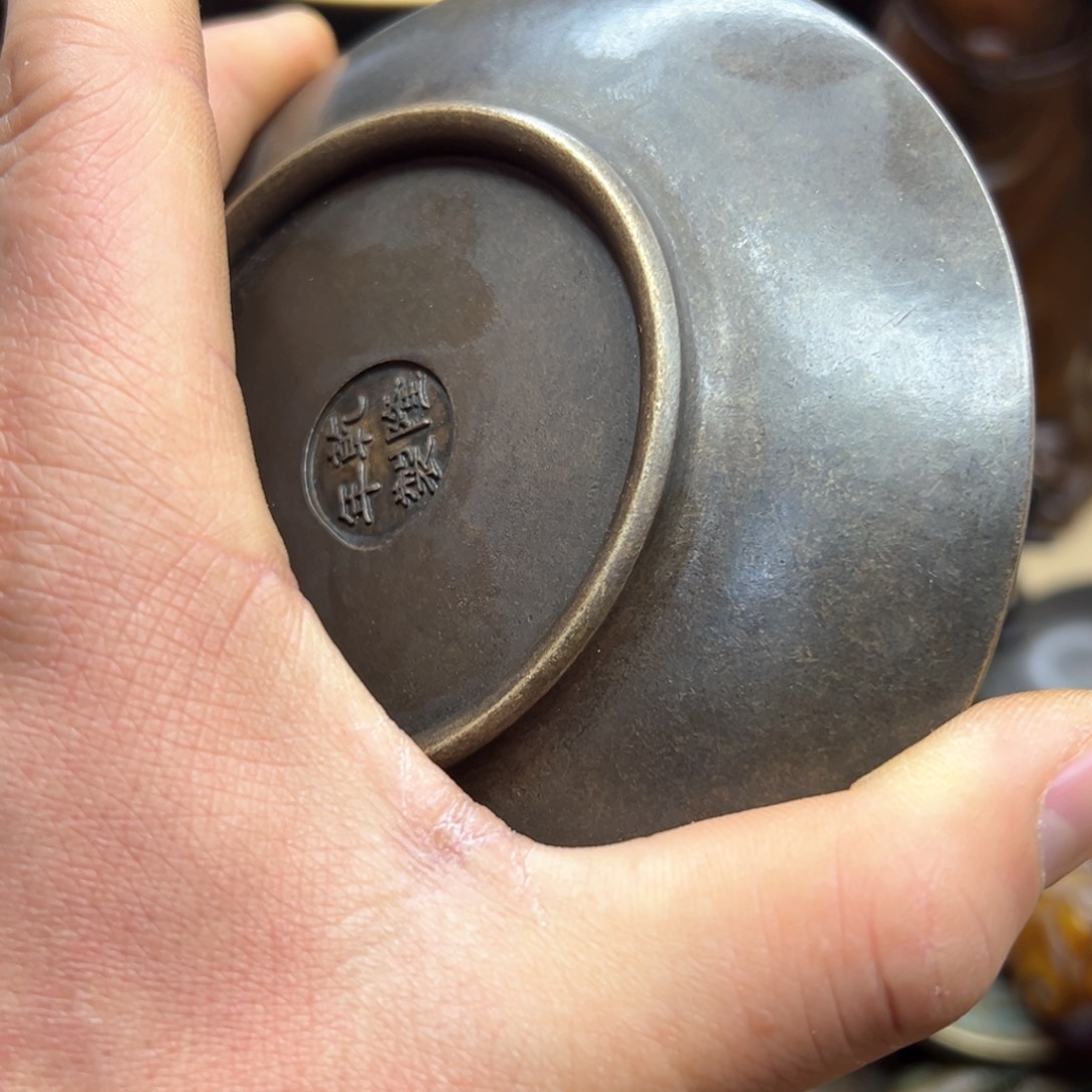 铜摆件欢迎欢迎你