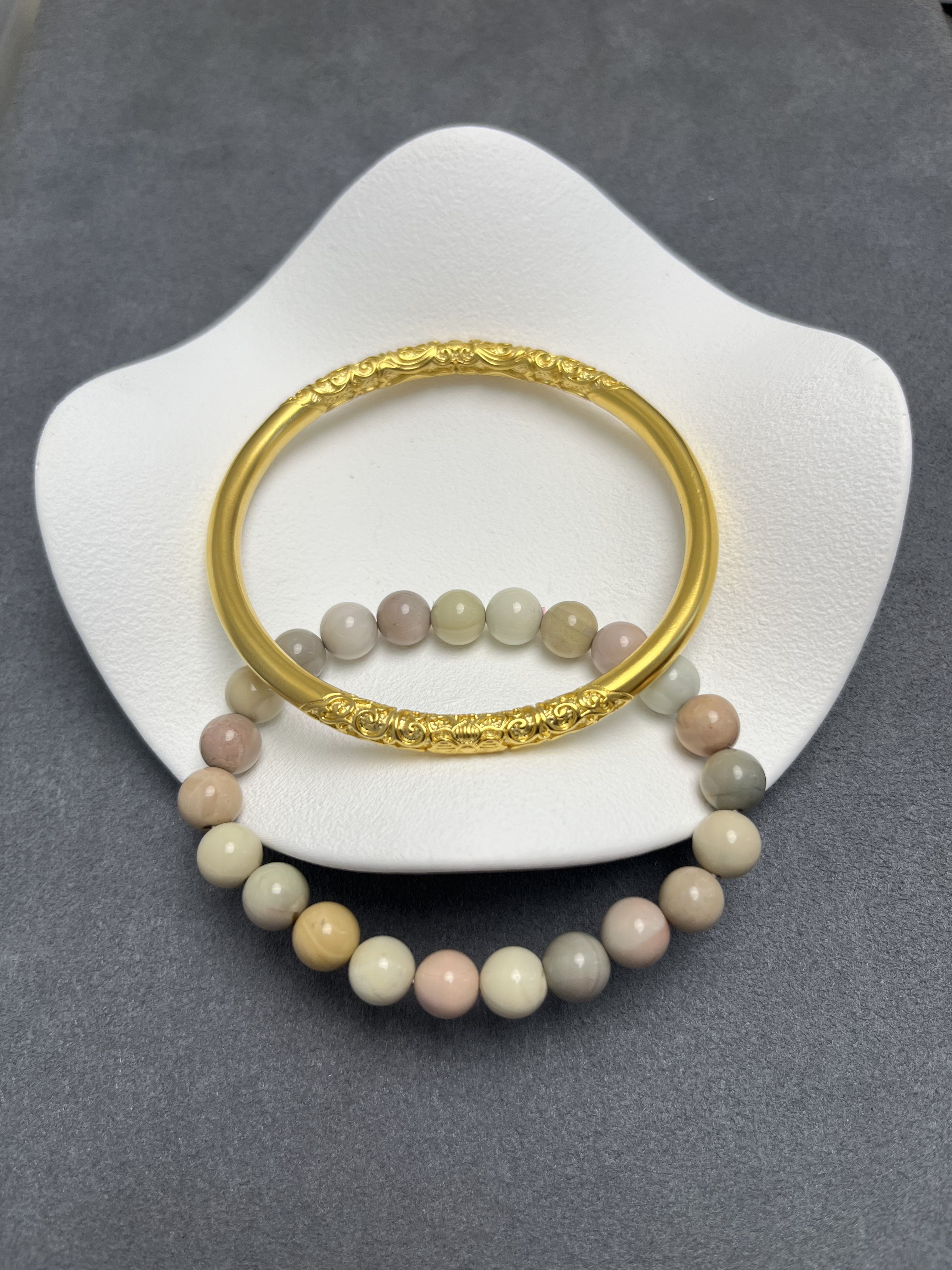 【夏总好物】卷草纹手镯