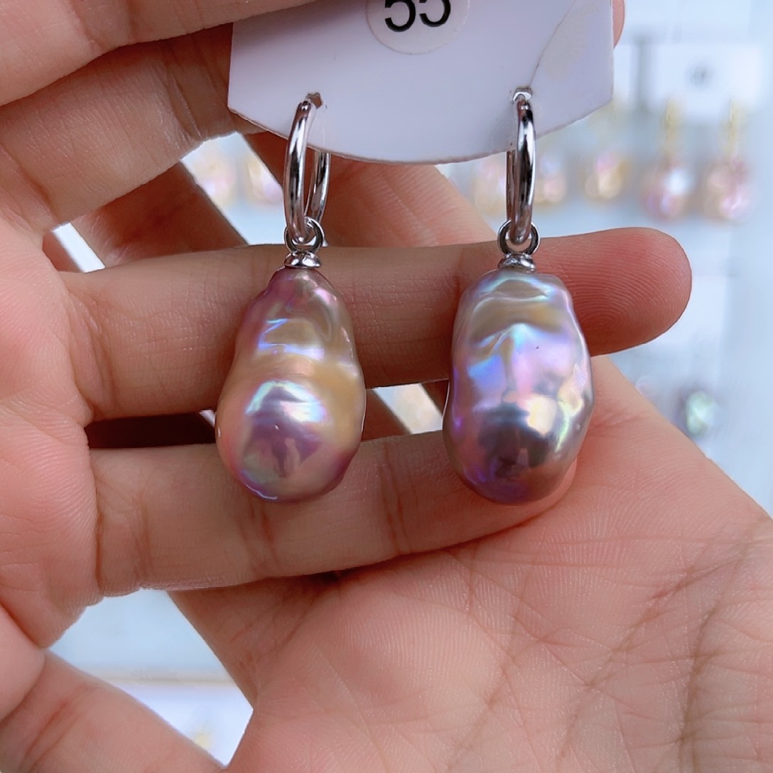 淡水珍珠耳饰未镶嵌田****