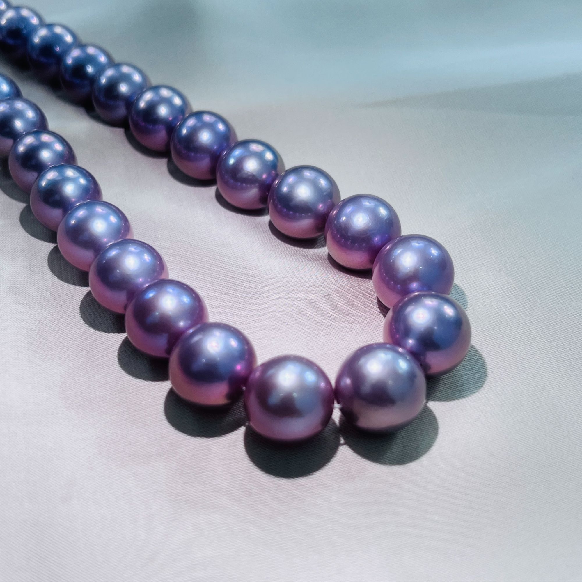 淡水珍珠项链8-11mm正圆无暇女神搭配项链