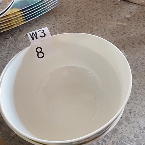 瓷两个汤碗大w38